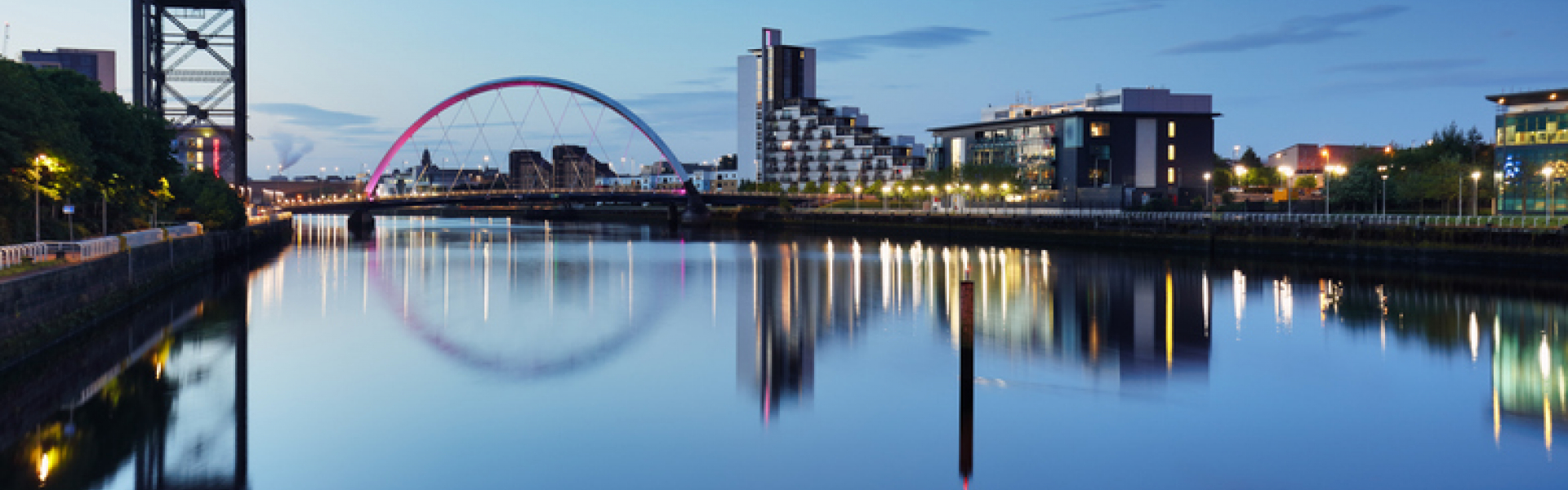 The River Clyde backdrop