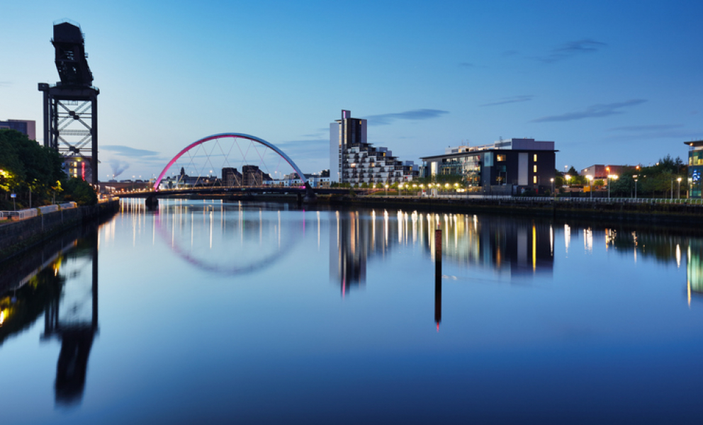 The River Clyde backdrop